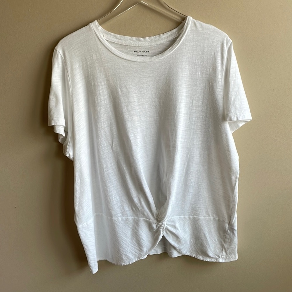 Banana Republic Twist Short Sleeve Top